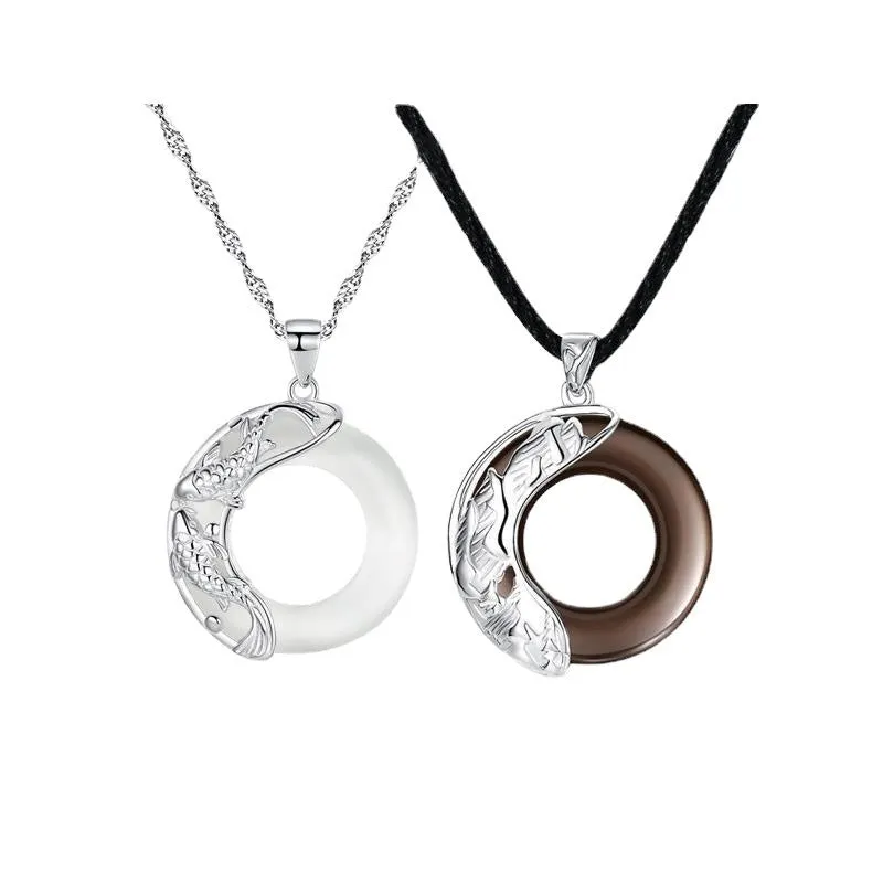 Women's Lucky Pendant Moonstone Necklace